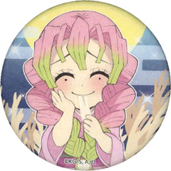 Demon Slayer: Kimetsu no Yaiba Mitsuri Kanroji Japanese Paper Style Random Can Badge Ufotable Cafe Machi Asobi Cafe Moon Viewing Event 2022 Limited Buttons [USED]