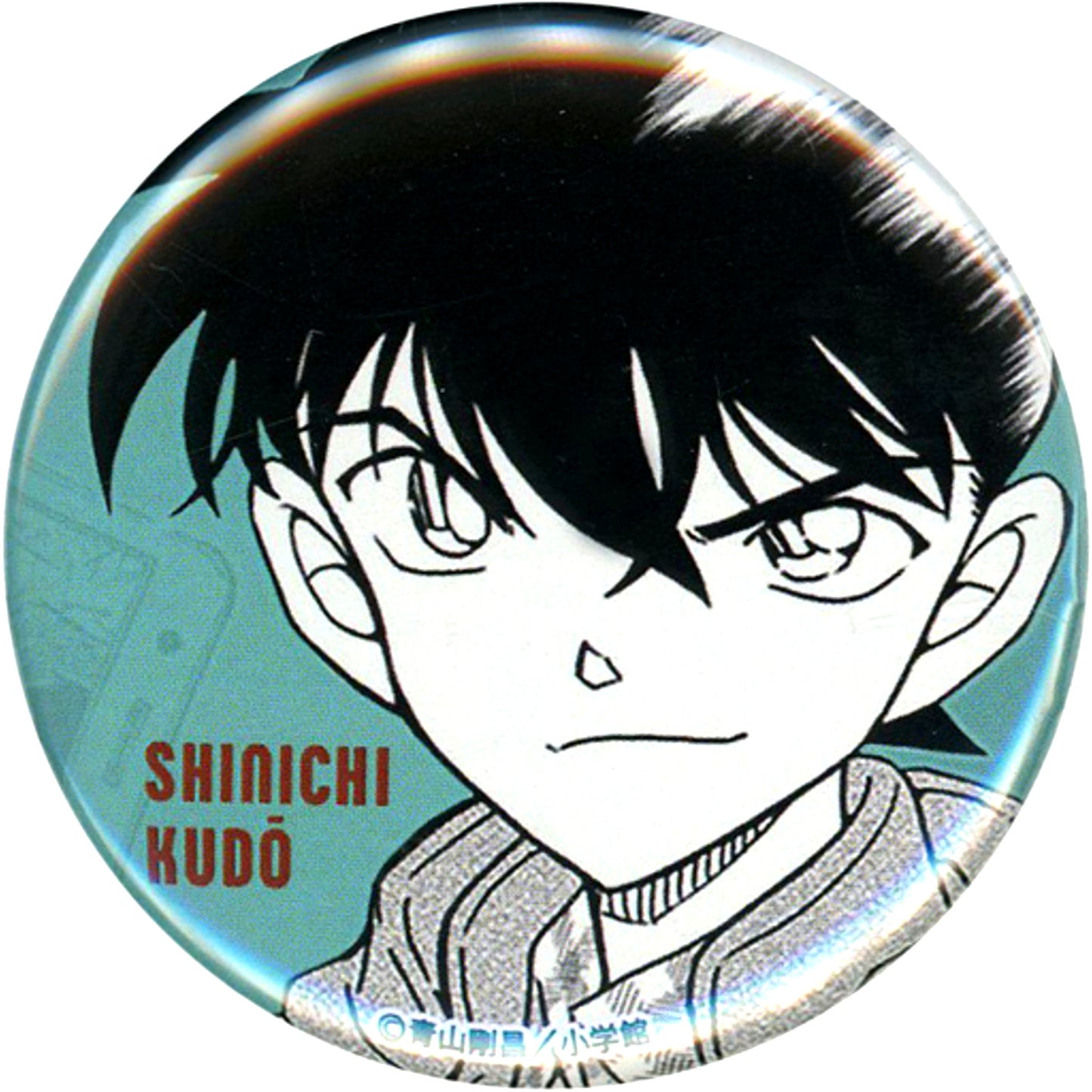 Shinichi Kudo Detective Conan The Scarlet Bullet Release Commemoration Button Conan Official App Premium Club Member Limited Goods [USED]