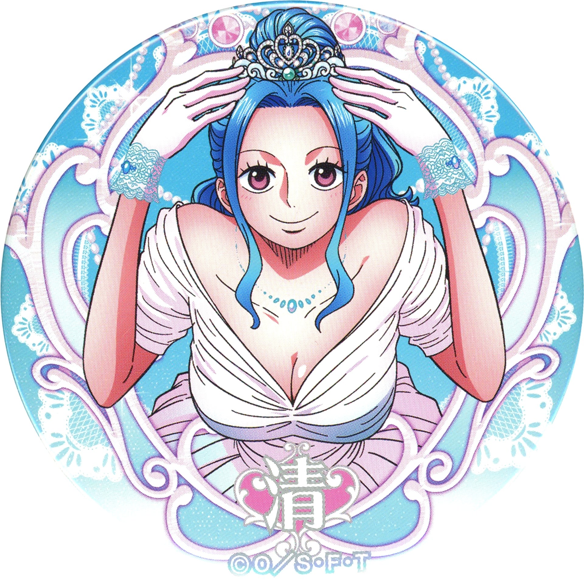 Nefertari Vivi One Piece Yakara Premium Button 7-Eleven Ltd [USED]