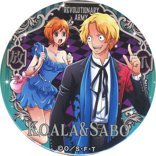 One Piece Sabo Koala Yakara Premium Can Badge 7-Eleven Limited Buttons [USED]