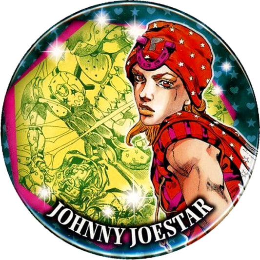 JoJo's Bizarre Adventure Johnny Joestar Collection Can Badge Hirohiko Araki Original Art Exhibition Jojo Boken no Hamon Kanazawa Limited Buttons [USED]