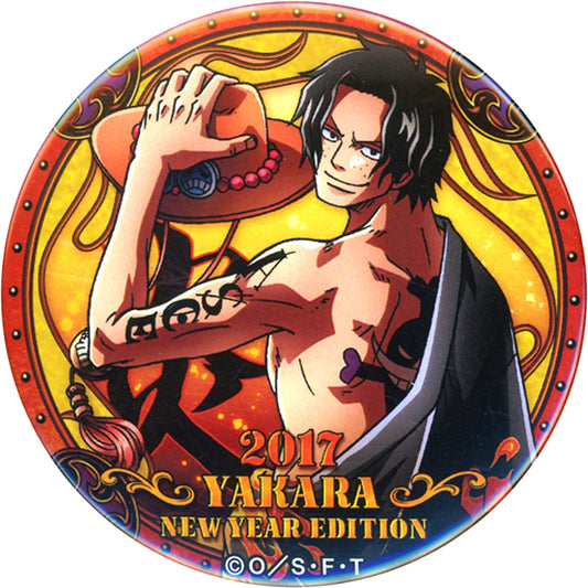 Portgas D. Ace 2017 Yakara Button New Year Edition One Piece Great Pirate Bag 2017 [USED]