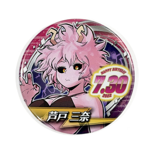 Mina Ashido My Hero Academia Birthday Button 2022 [USED]