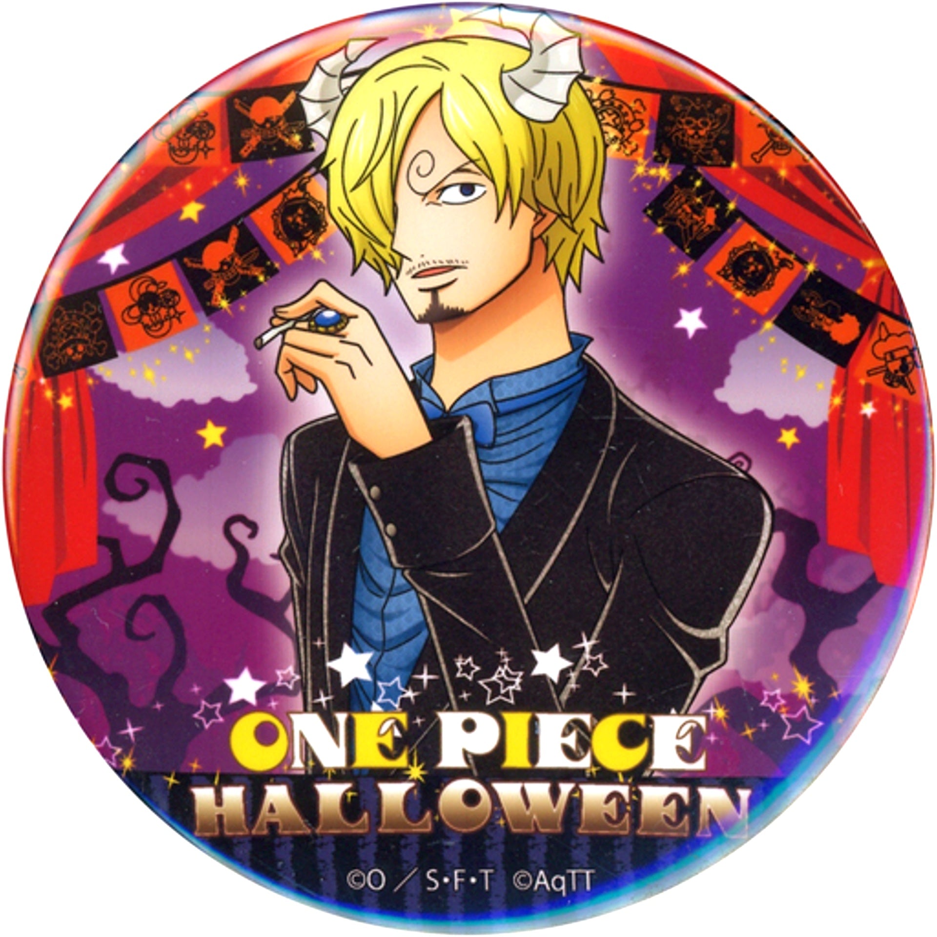 Sanji One Piece Blind Button Halloween 2017 Tokyo One Piece Tower Ltd [USED]