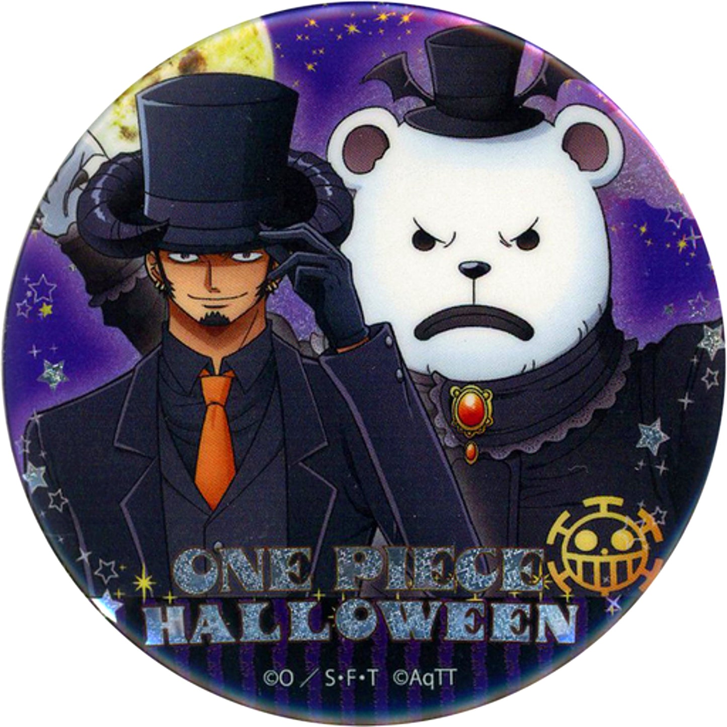 Law & Bepo One Piece Blind Button Halloween 2017 Tokyo One Piece Tower Limited [USED]