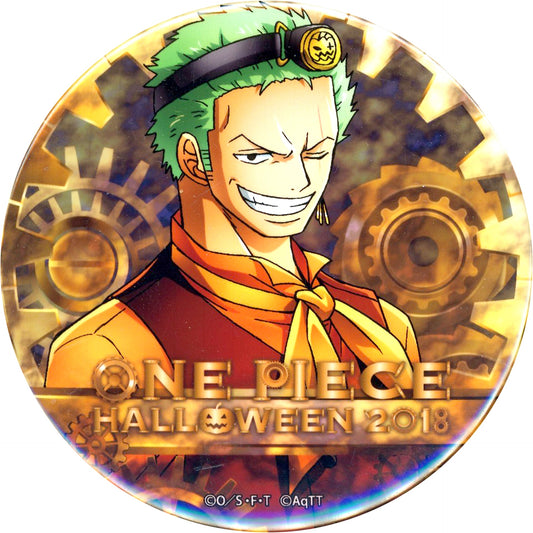 Roronoa Zoro One Piece Halloween 2018 Button Tokyo One Piece Tower Limited [USED]