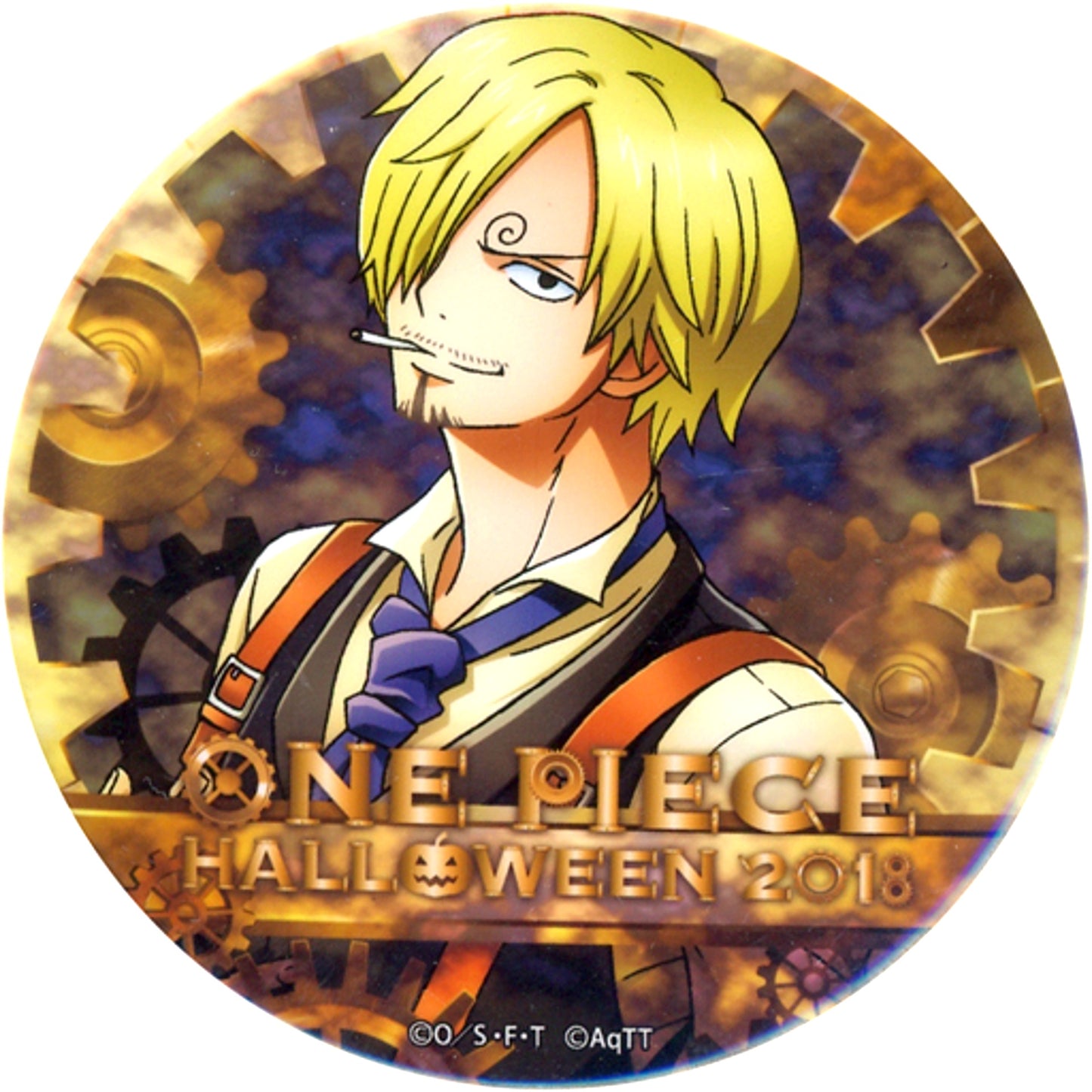 Sanji One Piece Button Halloween 2018 Tokyo One Piece Tower Limited [USED]