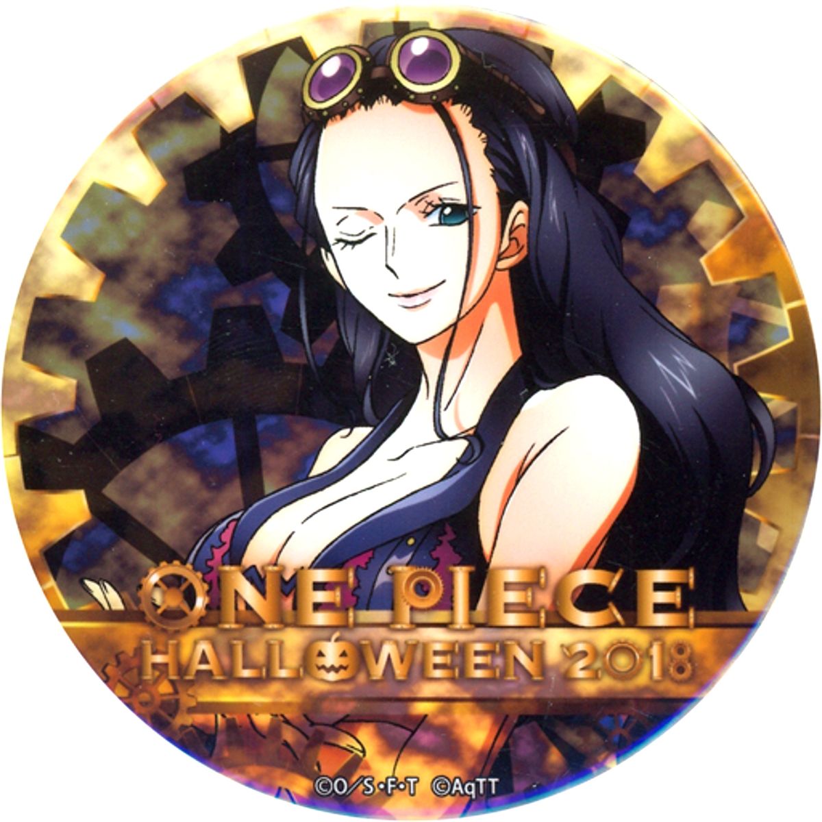 Nico Robin Tokyo One Piece Tower Button Halloween 2018 Limited [USED]