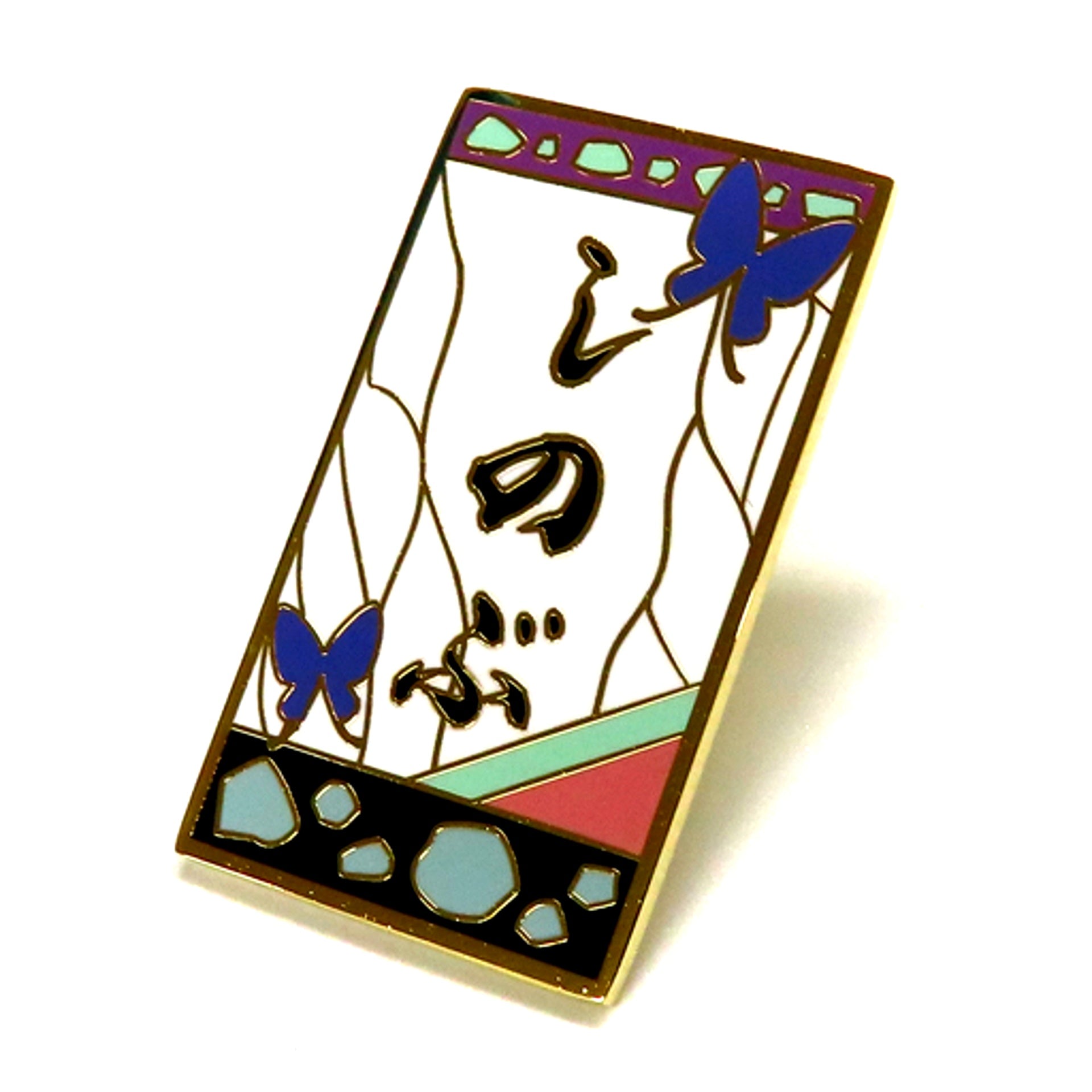 Shinobu Kocho Demon Slayer Randen Eigamura Kyo no Oshigoto 3 Character Motif Pin Badge Collection [USED]