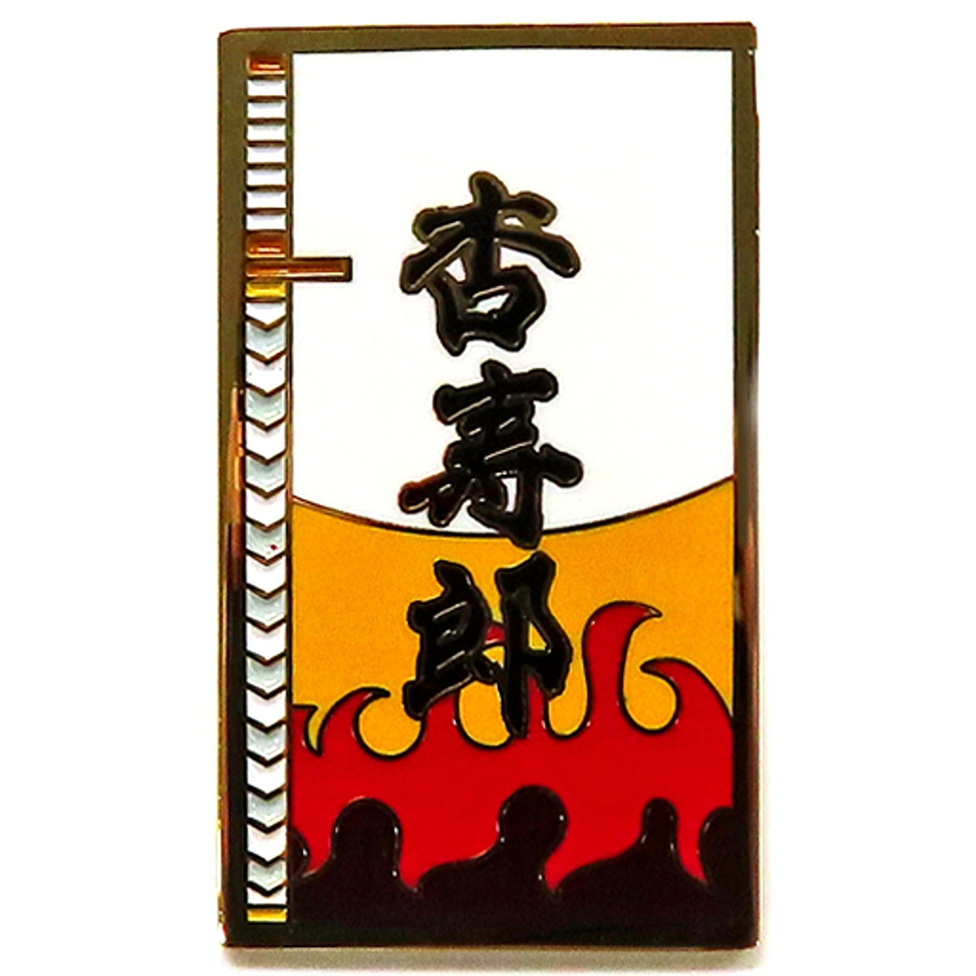 Kyojuro Rengoku Demon Slayer Randen Eigamura Kyo no Oshigoto 3 Character Motif Pin Badge Collection [USED]