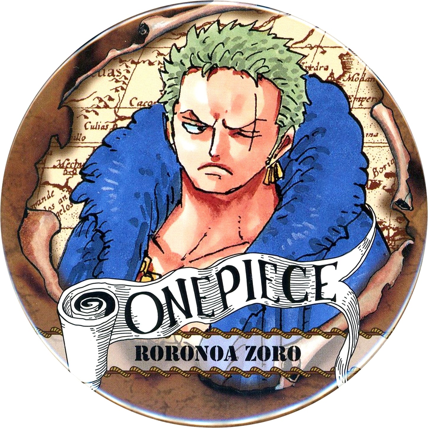 Roronoa Zoro One Piece Collection Button Vol.5 [USED]