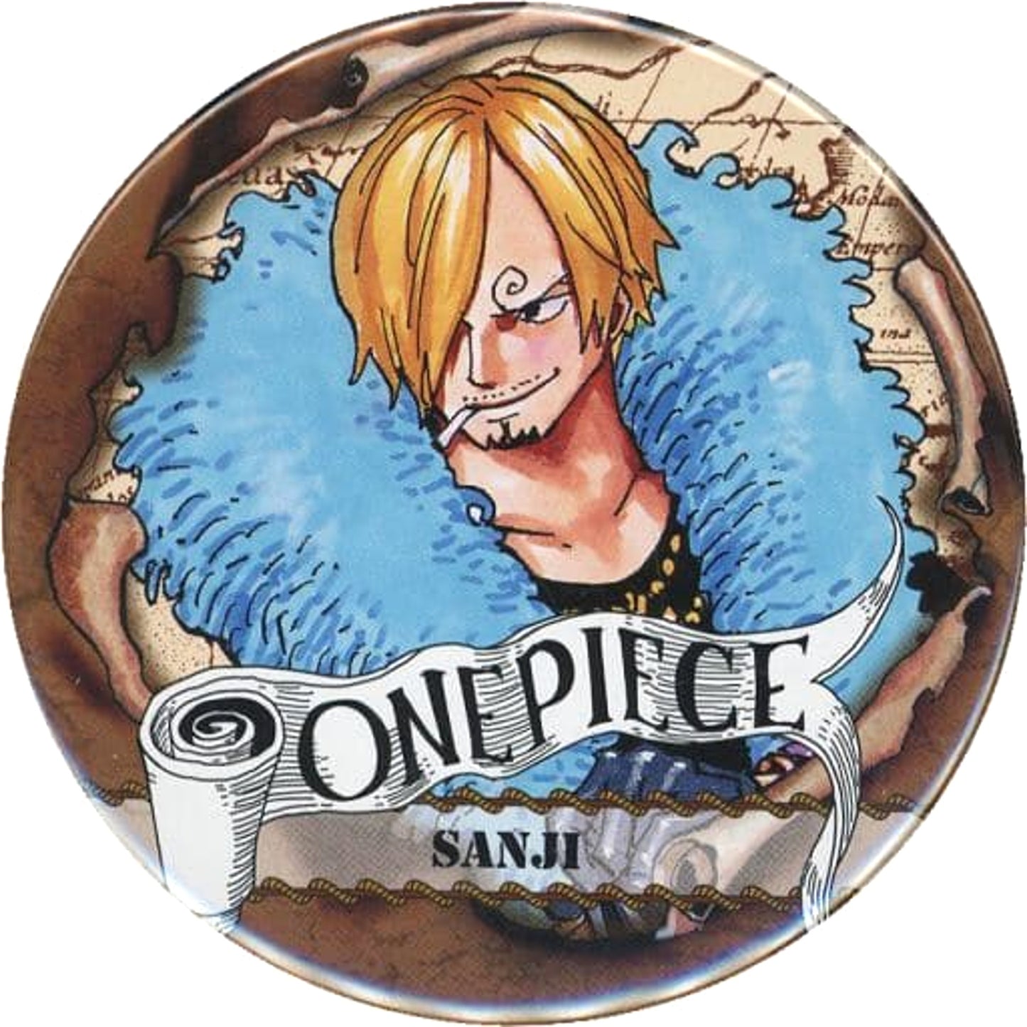 One Piece Sanji Collection Can Badge Part 5 Buttons [USED]
