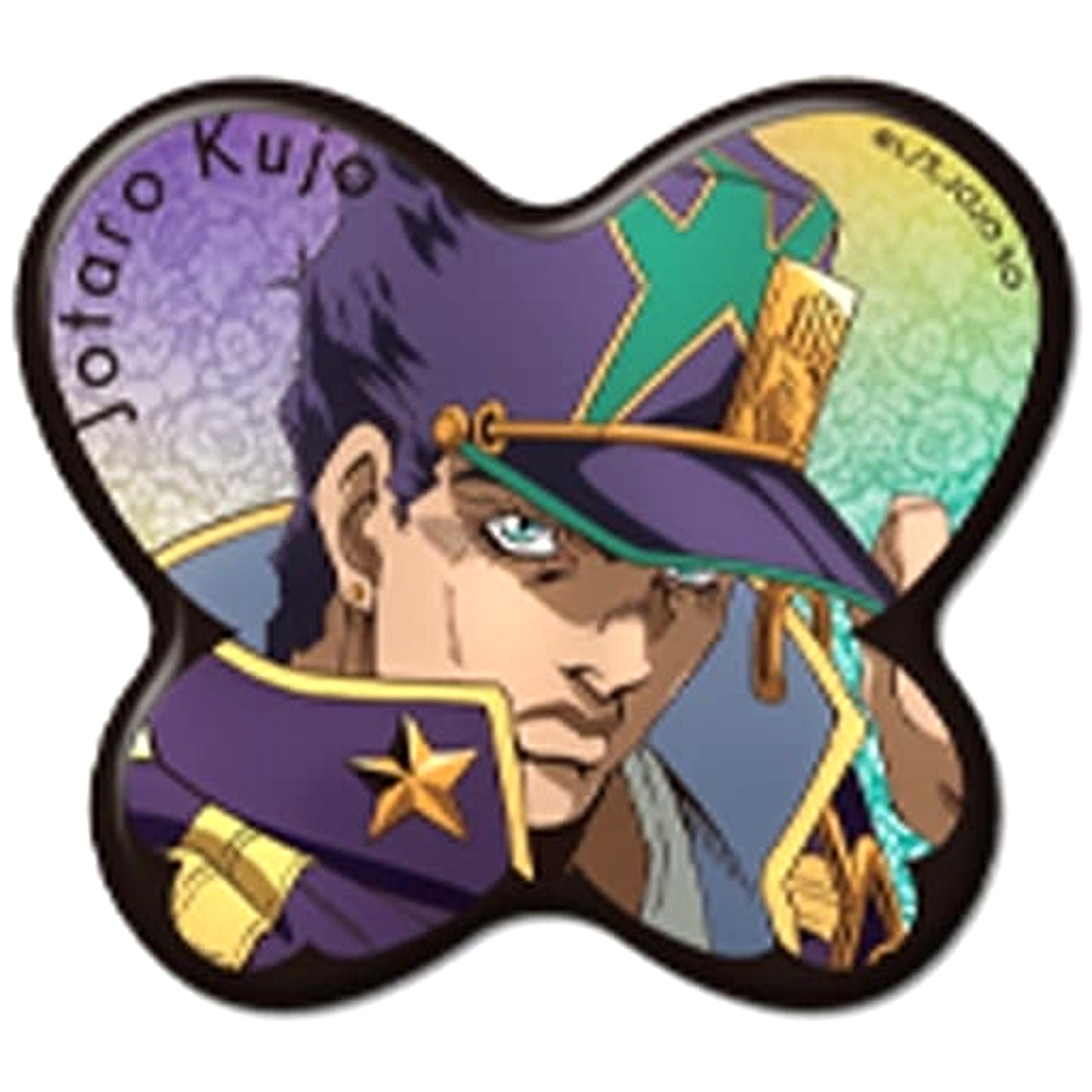 Jotaro Kujo JoJo's Bizarre Adventure Part 6: Stone Ocean Butterfly Button [USED]