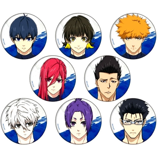 Set of 8 Blue Lock Button 01 [USED]