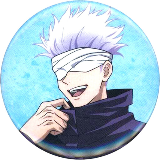 Satoru Gojo Jujutsu Kaisen 0 The Movie Drawn Button Blu-ray DVD Animate Purchase Bonus [USED]