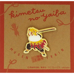 Demon Slayer: Kimetsu no Yaiba Kyojuro Rengoku Yuru Palette Pins Pins [USED]