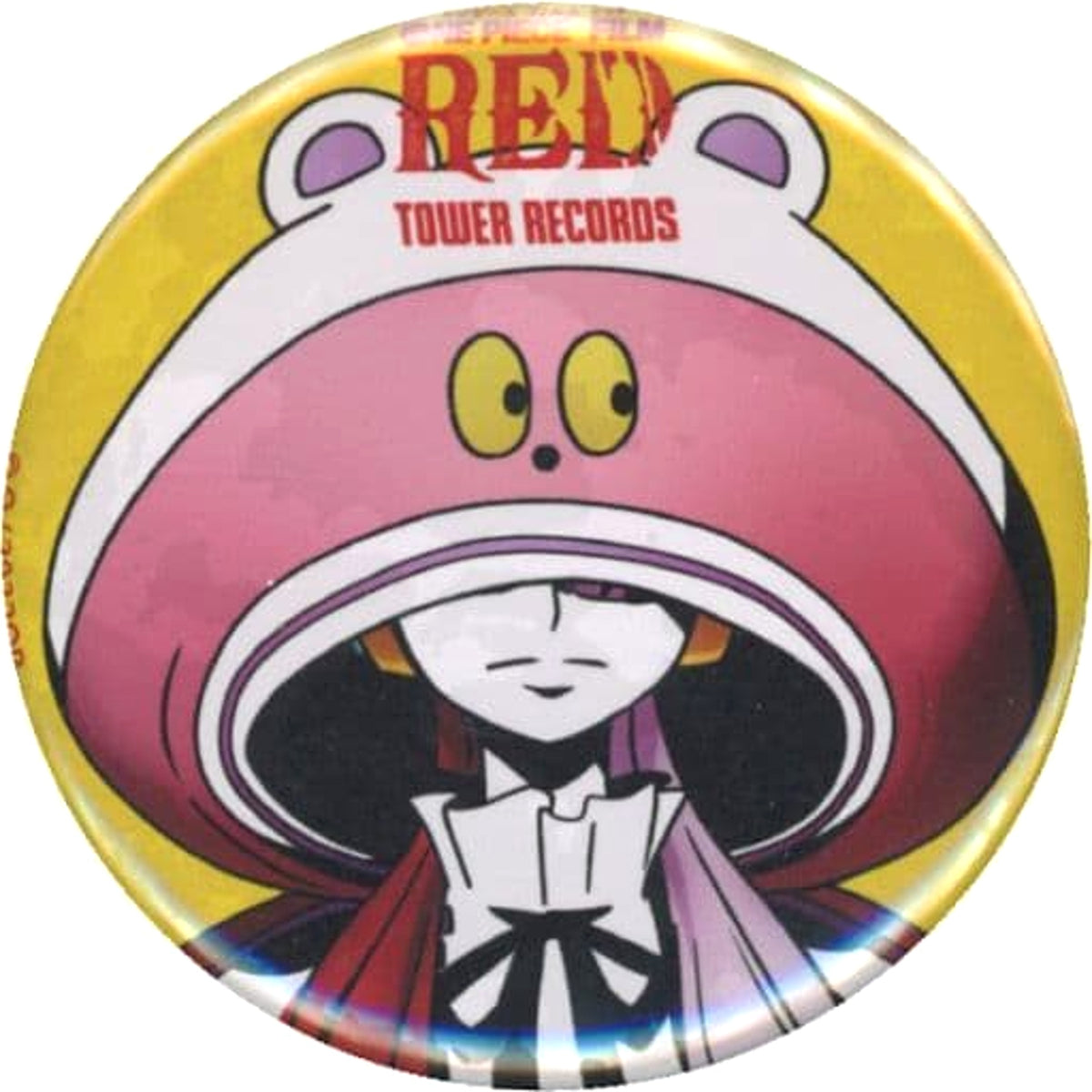 One Piece Film Red Uta Trading Can Badge Tower Records Limited Buttons [USED]