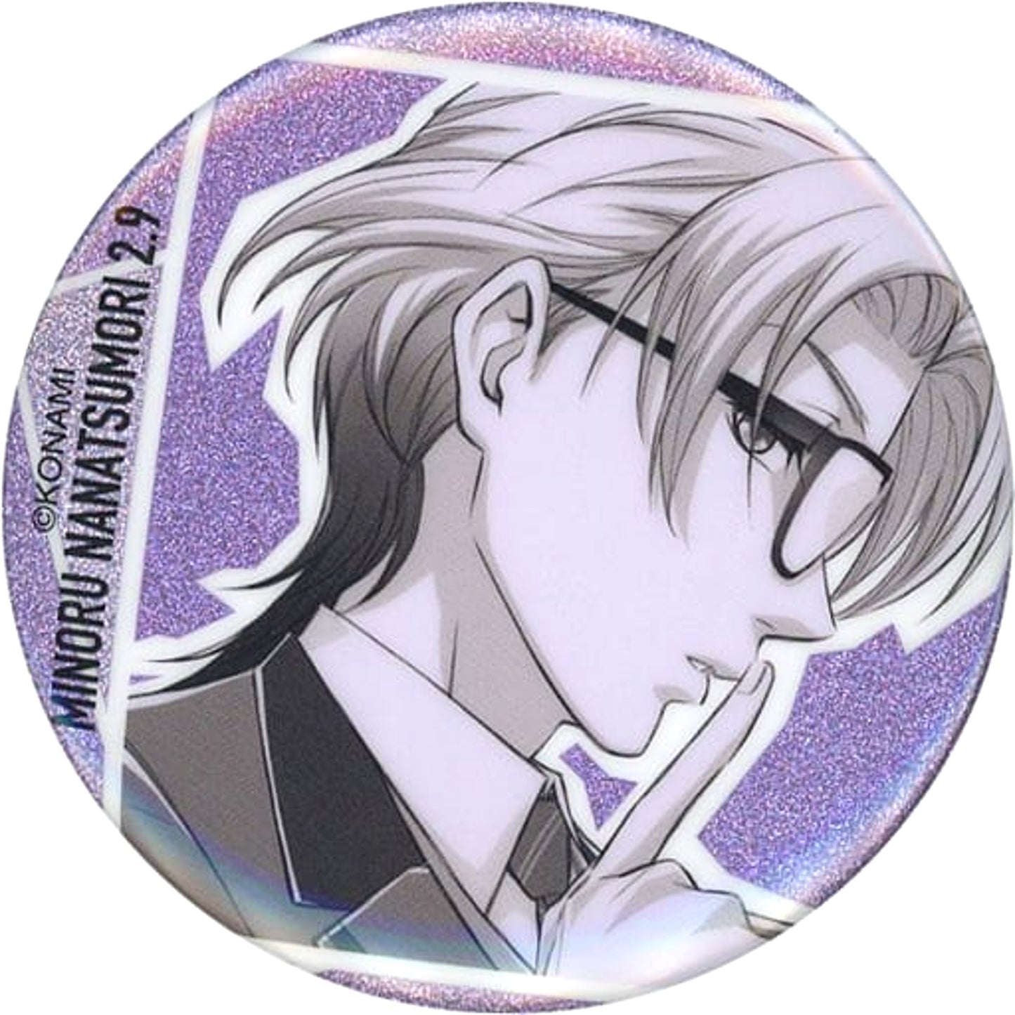 Tokimeki Memorial Girl's Side Minoru Nanatsumori Kirakira Character Badge Collection 4th Heart 2021 Birthday Illustration Buttons [USED]