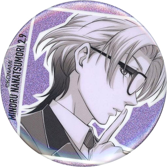 Tokimeki Memorial Girl's Side Minoru Nanatsumori Kirakira Character Badge Collection 4th Heart 2021 Birthday Illustration Buttons [USED]