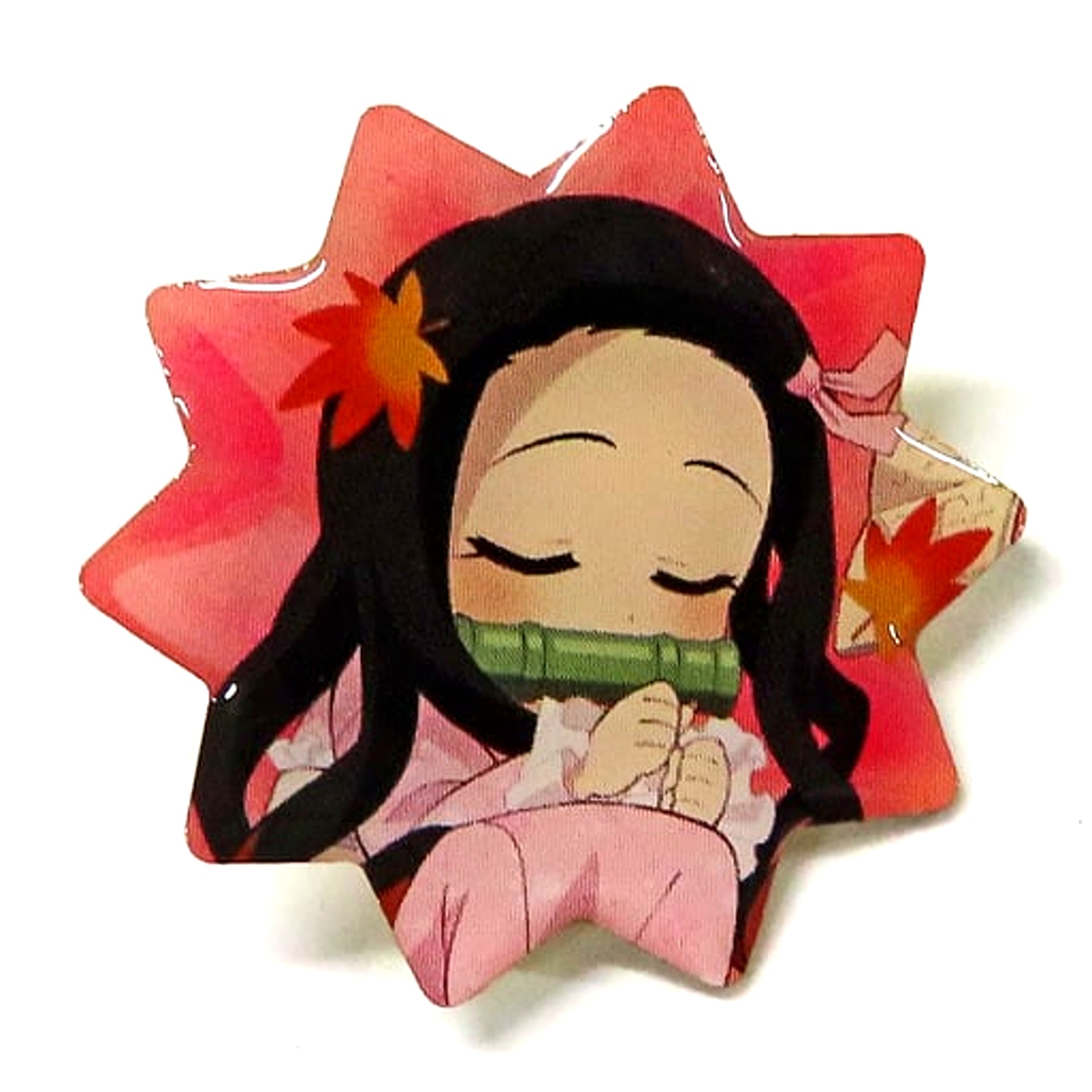 Nezuko Kamado Demon Slayer: Kimetsu no Yaiba Korotto Konpeito Pins Kyoto International Manga Anime Fair 2022 Kyoumafu Goods [USED]