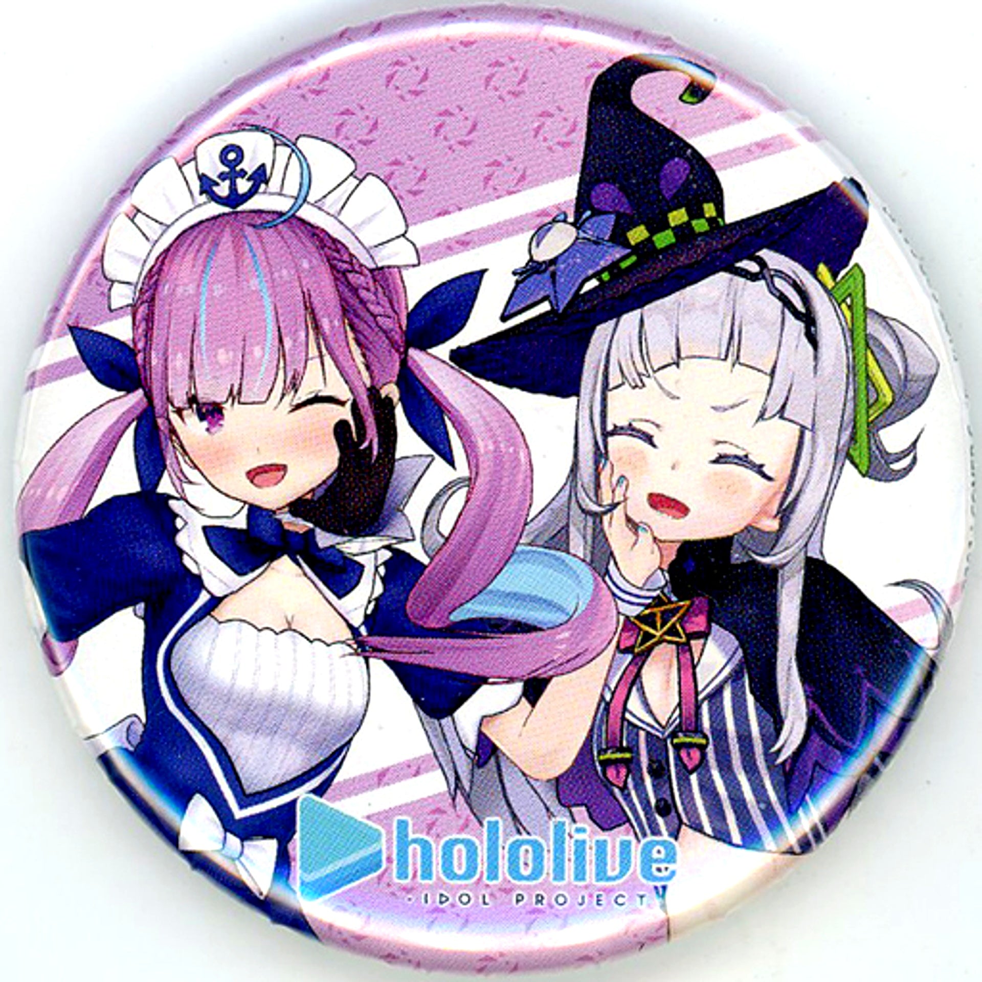 Minato Aqua & Murasaki Shion Virtual YouTuber Hololive Button Animate Purchase Bonus CD hololive IDOL PROJECT Bouquet [USED]