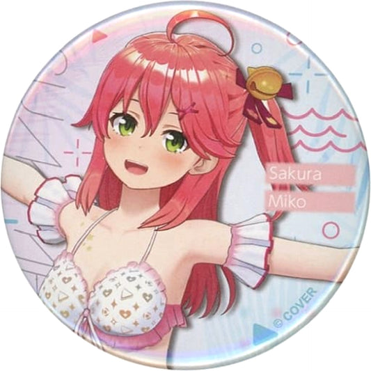 VTuber Hololive Sakura Miko Random Can Badge Shiny Wave Ver. Buttons [USED]