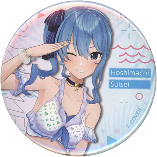 VTuber Hololive Hoshimachi Suisei Random Can Badge Shiny Wave Ver. Buttons [USED]