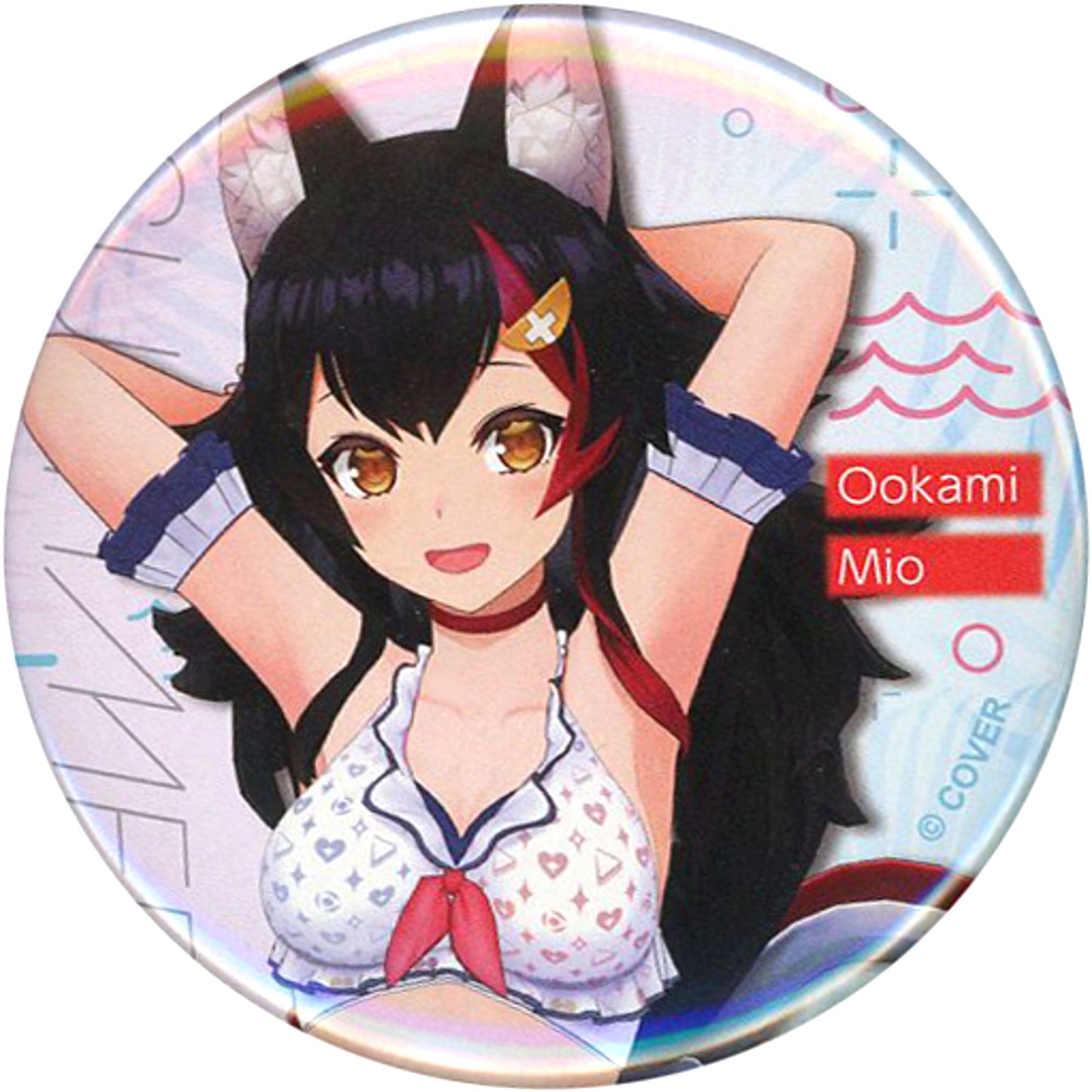 Ookami Mio Shiny Wave Ver. Virtual YouTuber Hololive Random Button [USED]
