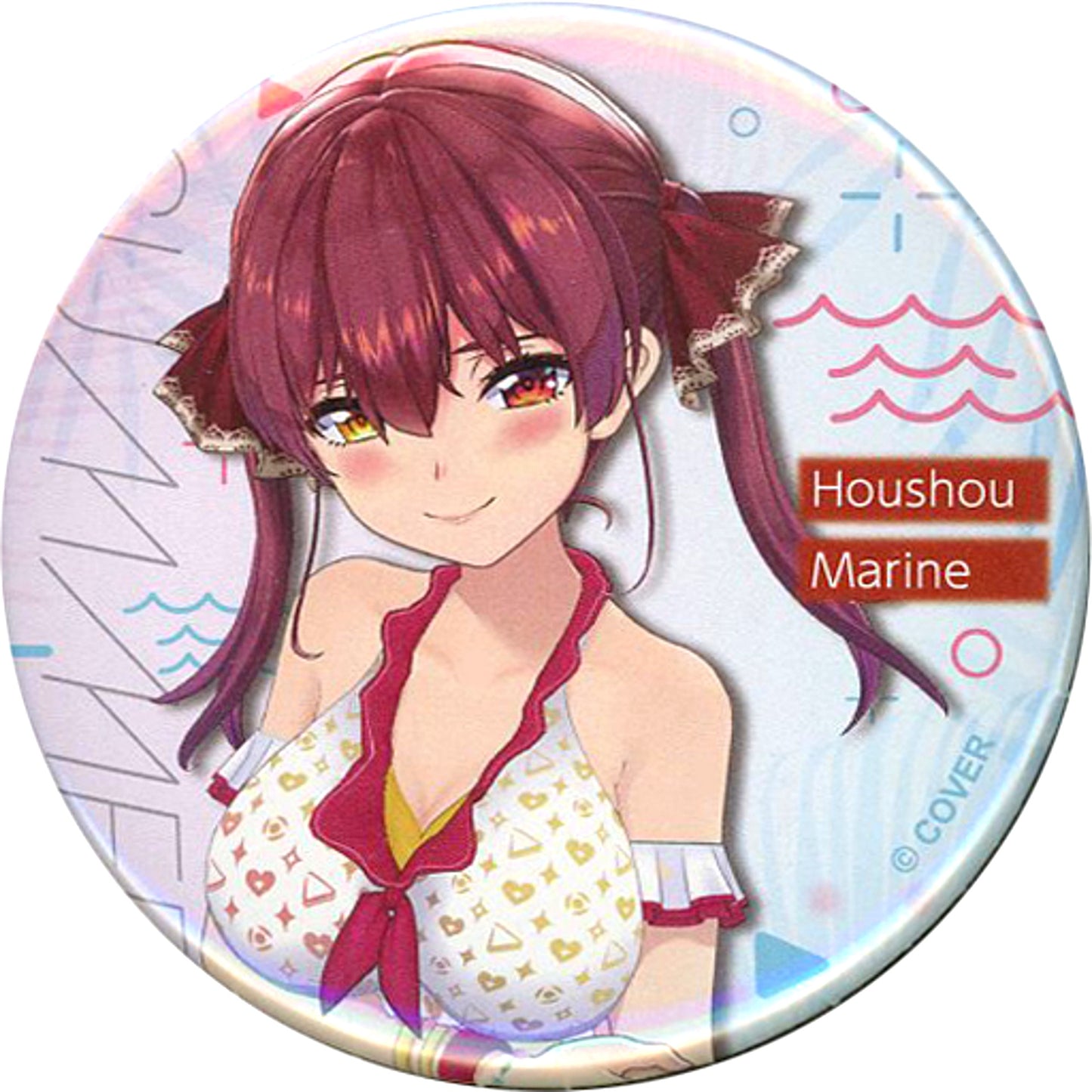 Houshou Marine Shiny Wave Ver. Virtual YouTuber Hololive Random Button [USED]