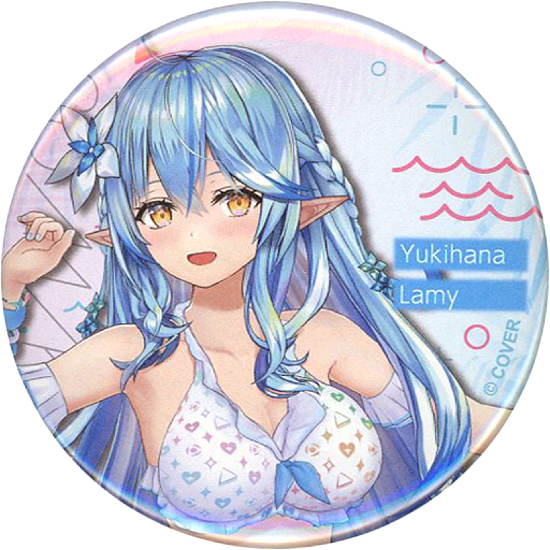 Yukihana Lamy Shiny Wave Ver. Virtual YouTuber Hololive Random Button [USED]