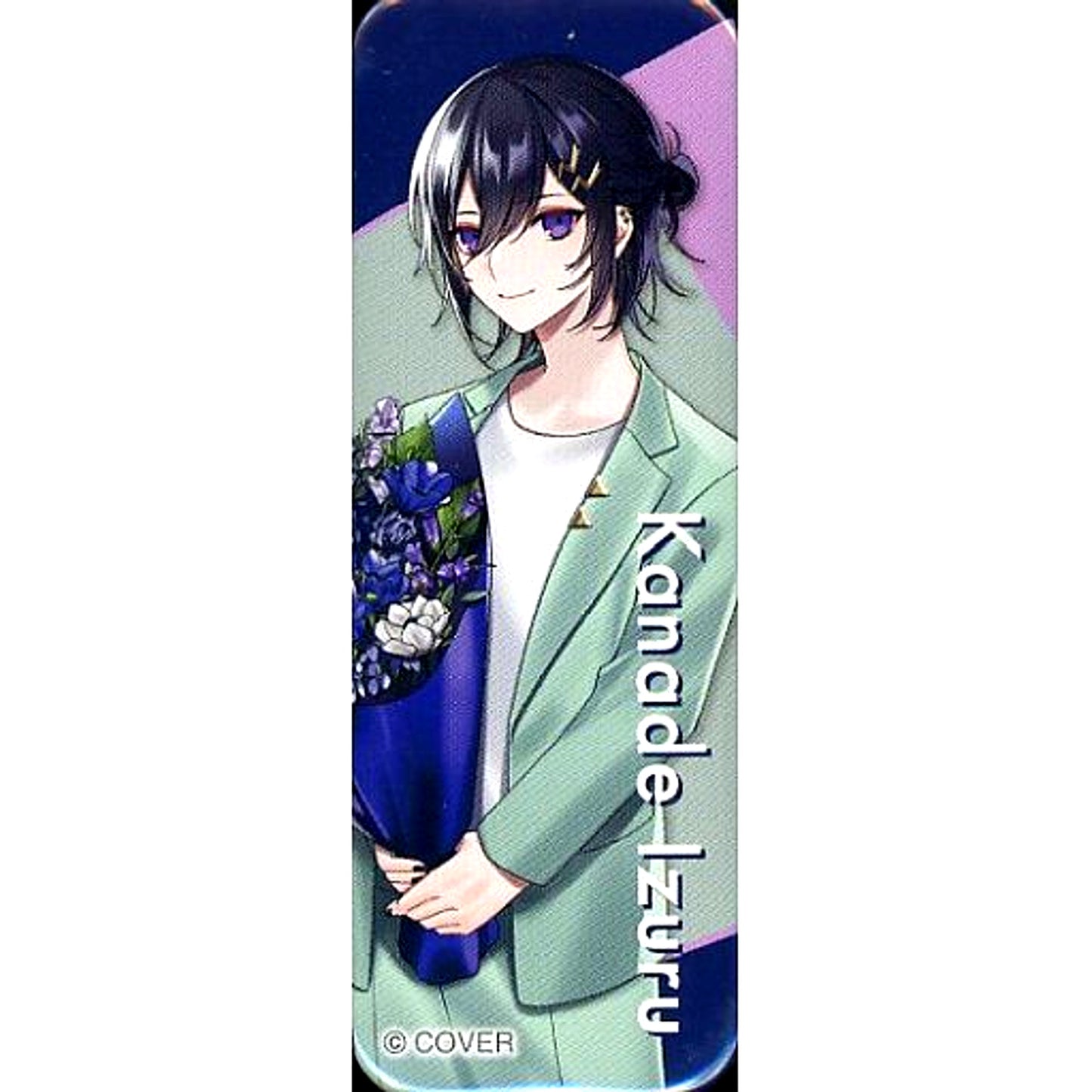 Kanade Izuru Virtual YouTuber Holostars White Day 2022 Random Long Button [USED]