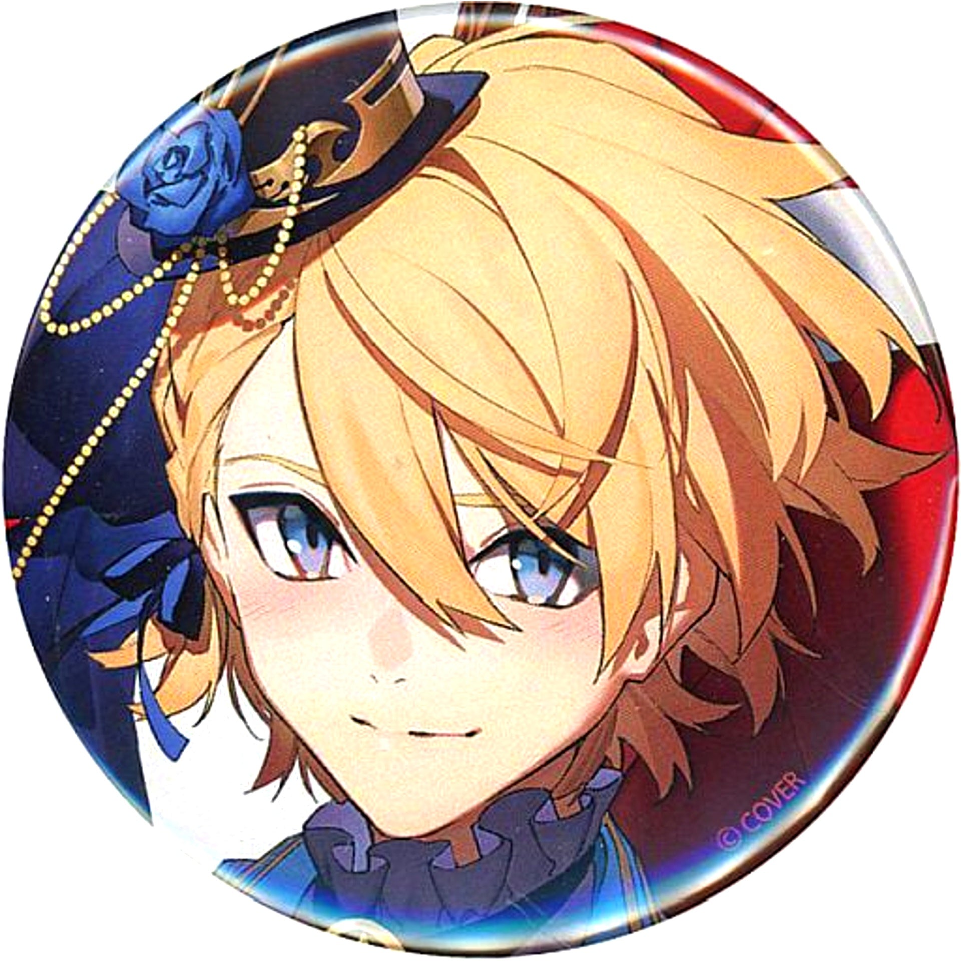 Kishido Temma Tea Party Button Virtual YouTuber Hololive Holostars Birthday 2022 [USED]