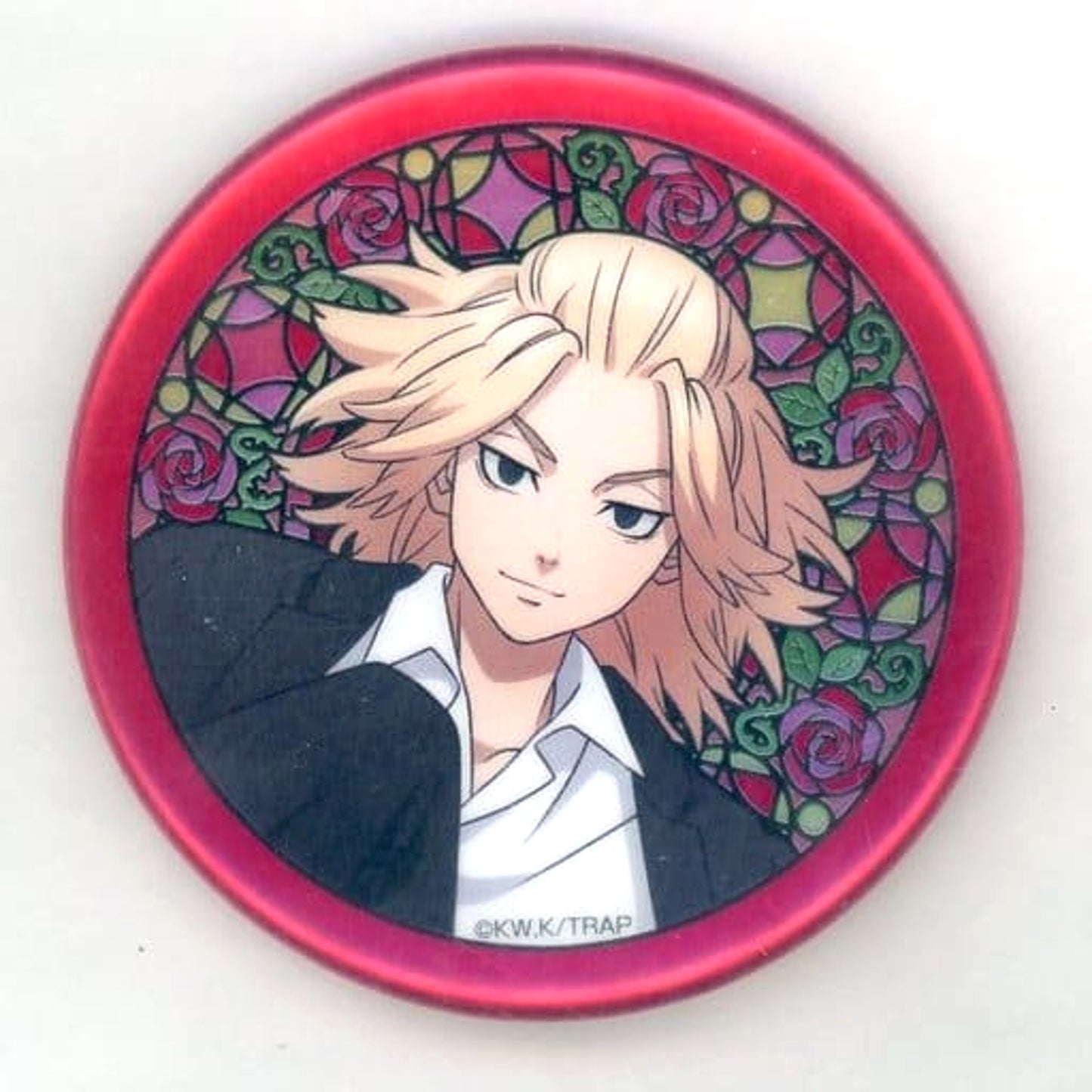 Manjiro Sano Tokyo Revengers DMM Scratch! Suit Selection Button Prize E-2 [USED]