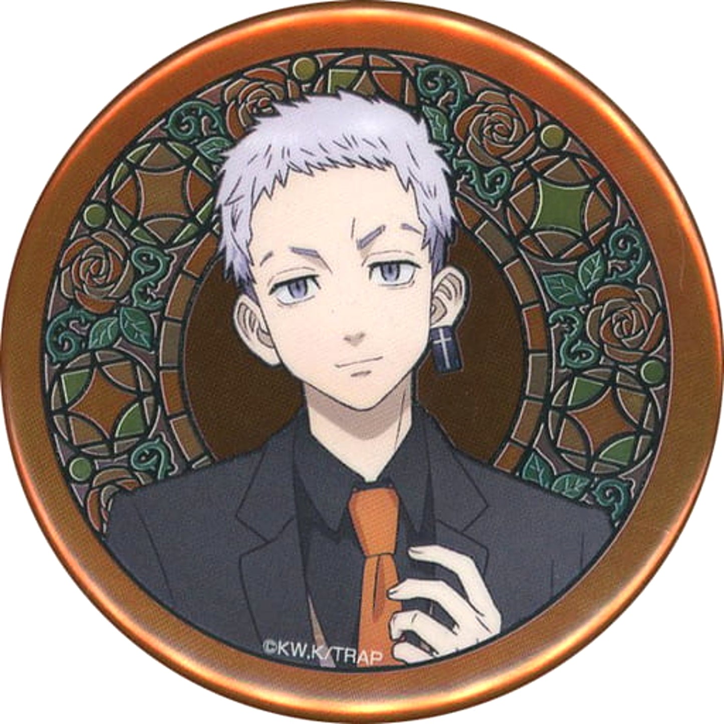 Takashi Mitsuya Tokyo Revengers DMM Scratch! Suit Selection Button Prize E-6 [USED]