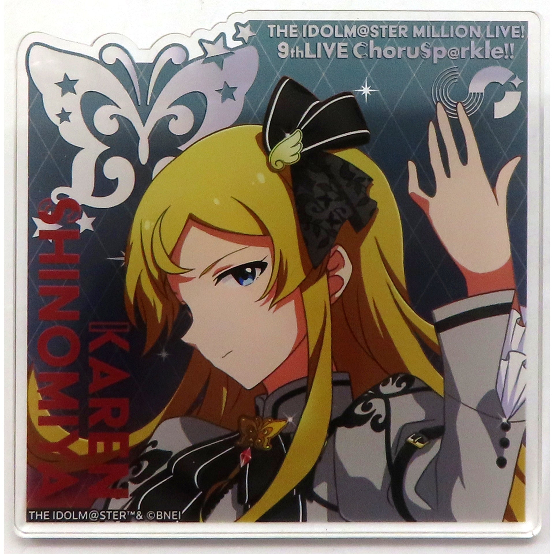 Karen Shinomiya - 9thLIVE Ver. Official Produce Badge The Idolmaster Million Live! [USED]