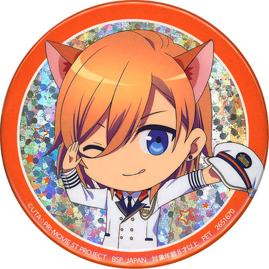 Uta no Prince Sama Movie: Maji Love Starish Tours Ren Jinguji Hologram Can Badge Namjatown Collaboration Namco Limited Buttons [USED]