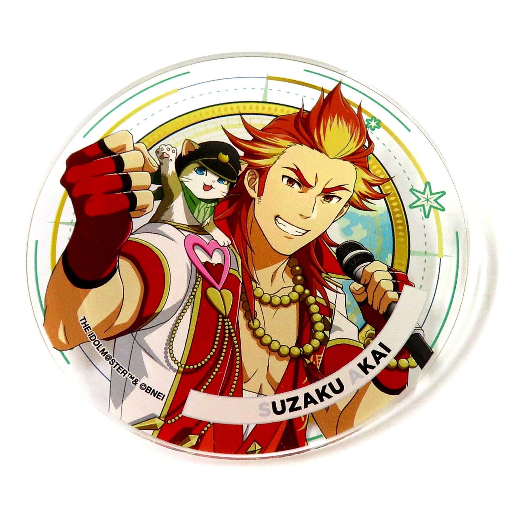 Suzaku Akai Official Produce Badge The Idolmaster SideM 7th Stage - Grow & Glow [USED]