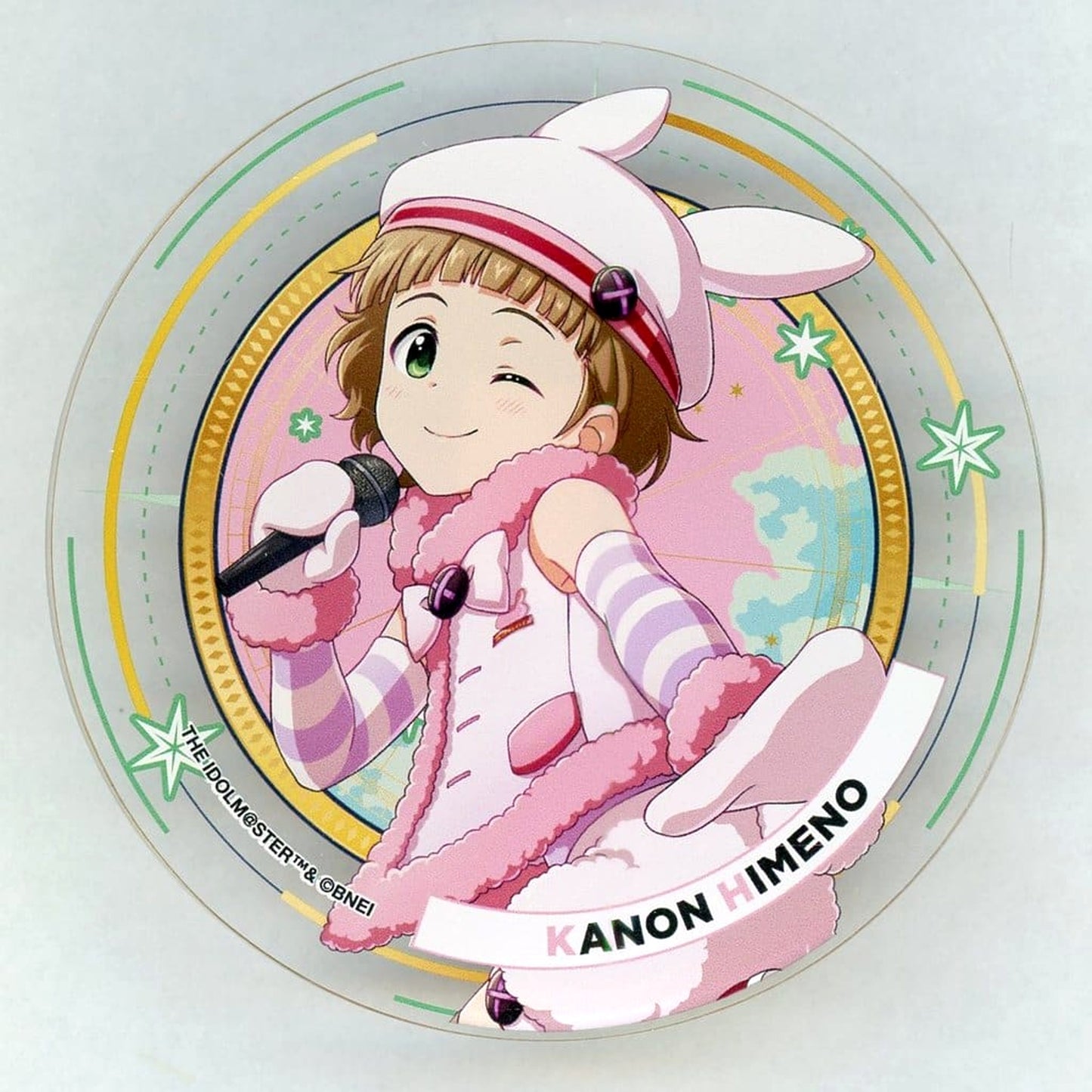 Kanon Himeno THE IDOLM@STER SideM Official Produce Badge 7th Stage Grow & Glow Limited [USED]