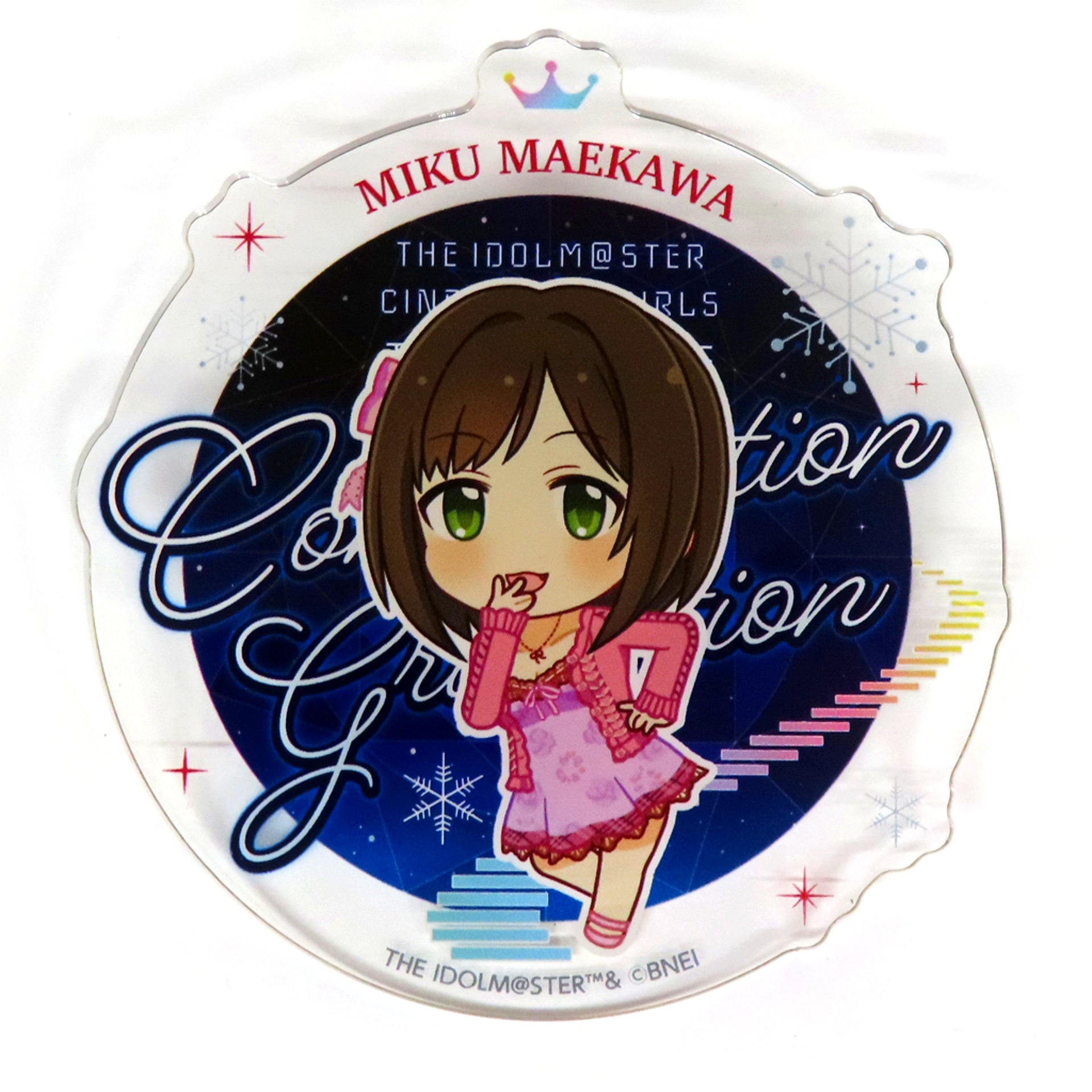 Miku Maekawa - Constellation Gradation Ver. Official Produce Badge The Idolmaster Cinderella Girls [USED]