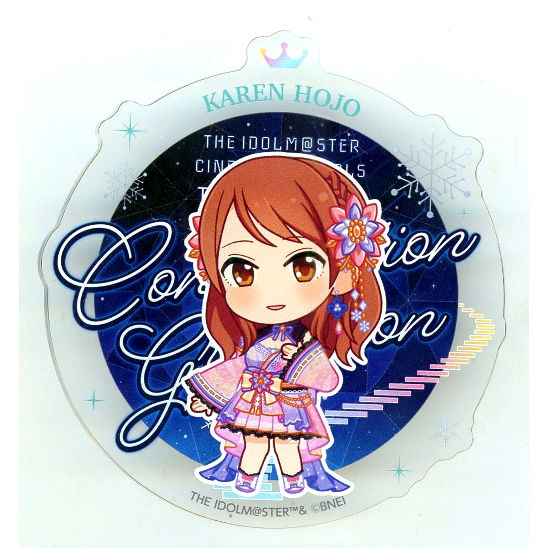 Karen Hojo - Constellation Gradation Ver. Official Produce Badge The Idolmaster Cinderella Girls [USED]