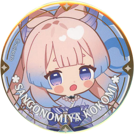 Genshin Kokomi Sangonomiya Chibi Chara Trading Can Badge Sweets Paradise Obu Banrai Limited Buttons [USED]