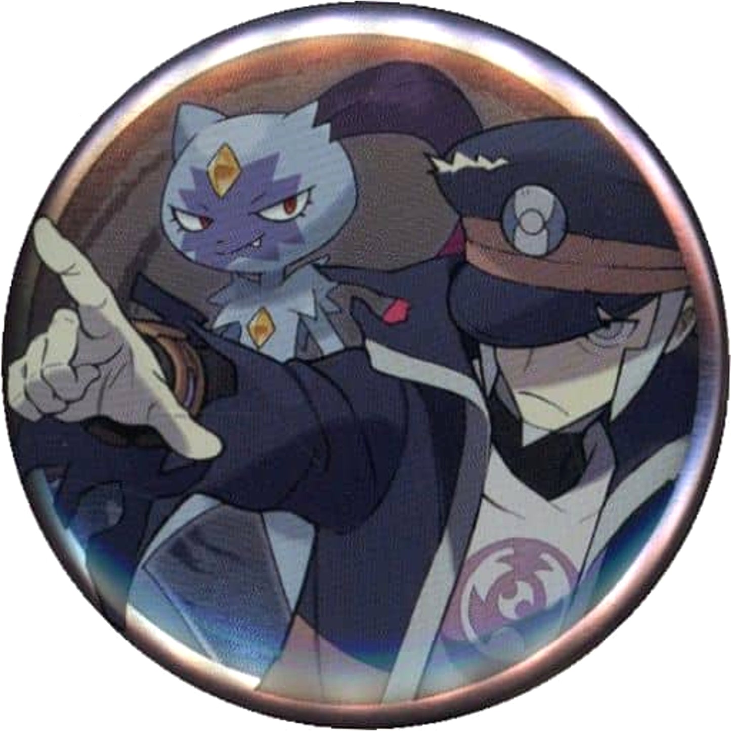 Pokemon Ingo Sneasler Can Badge Collection Hisui Edition Pokemon Center Limited Buttons [USED]