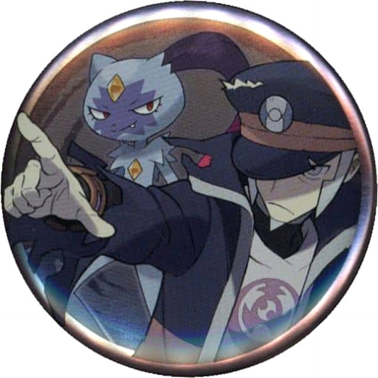 Pokemon Ingo Sneasler Can Badge Collection Hisui Edition Pokemon Center Limited Buttons [USED]