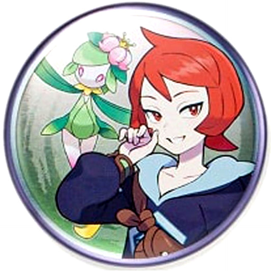 Arezu & Lilligant Hisuian Form Pokemon Button Collection Hisui Chapter Pokemon Center Limited [USED]