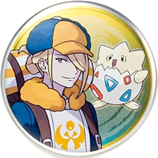 Pokemon Volo Togepi Can Badge Collection Hisui Edition Pokemon Center Limited Buttons [USED]