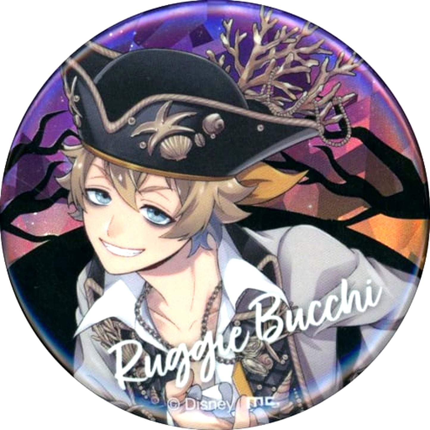 Ruggie Bucchi Disney Twisted-Wonderland Trading Button Collection A Scary Dress Ver. animate Limited [USED]