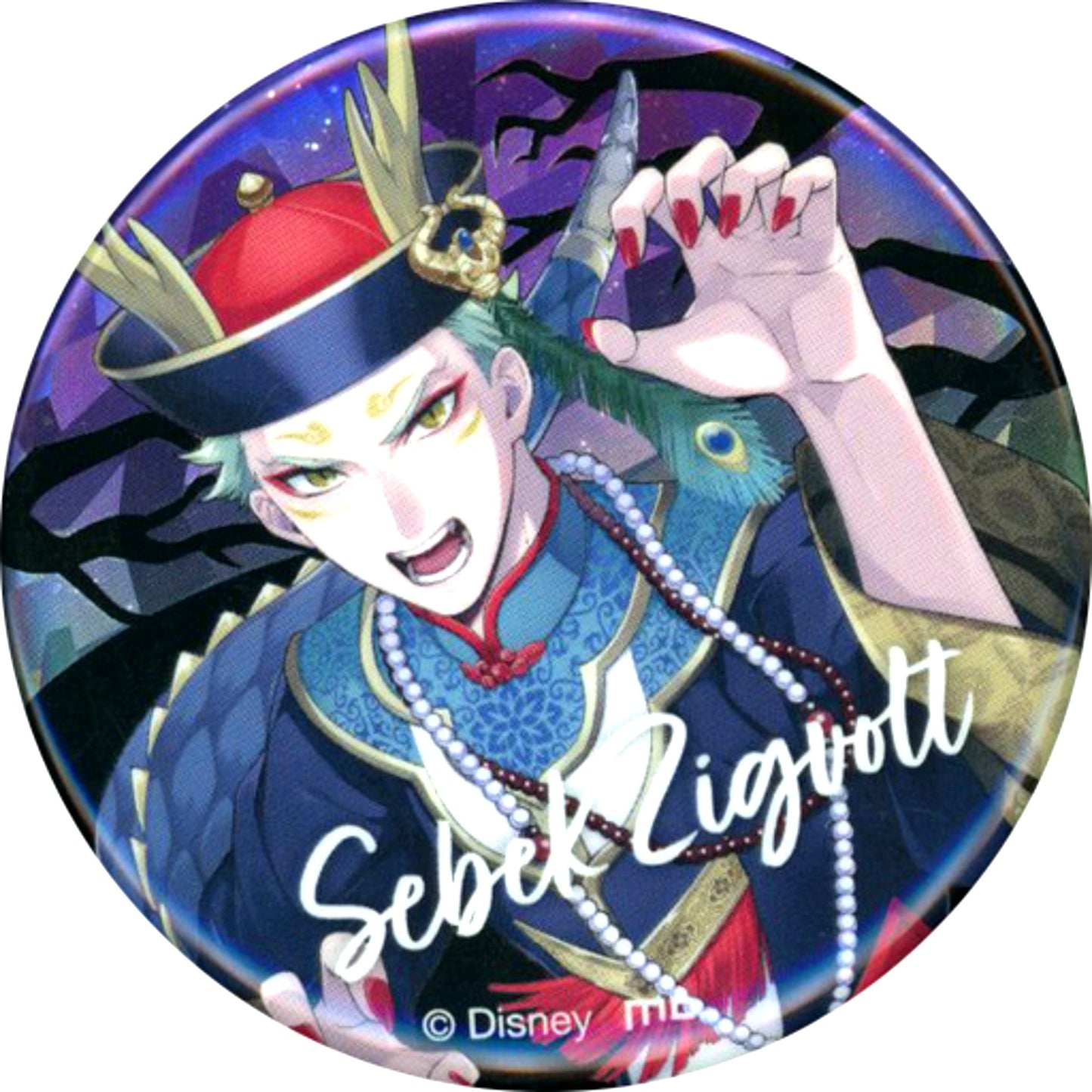 Sebek Zigvolt Disney Twisted-Wonderland Trading Button Collection B Scary Dress Ver. animate Limited [USED]
