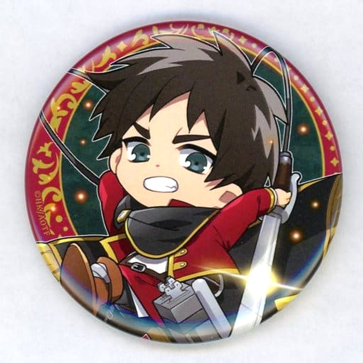 Attack on Titan Ellen Yeager B Marukuji Chibi Chara Ver. Moderate Luck 05 Buttons [USED]