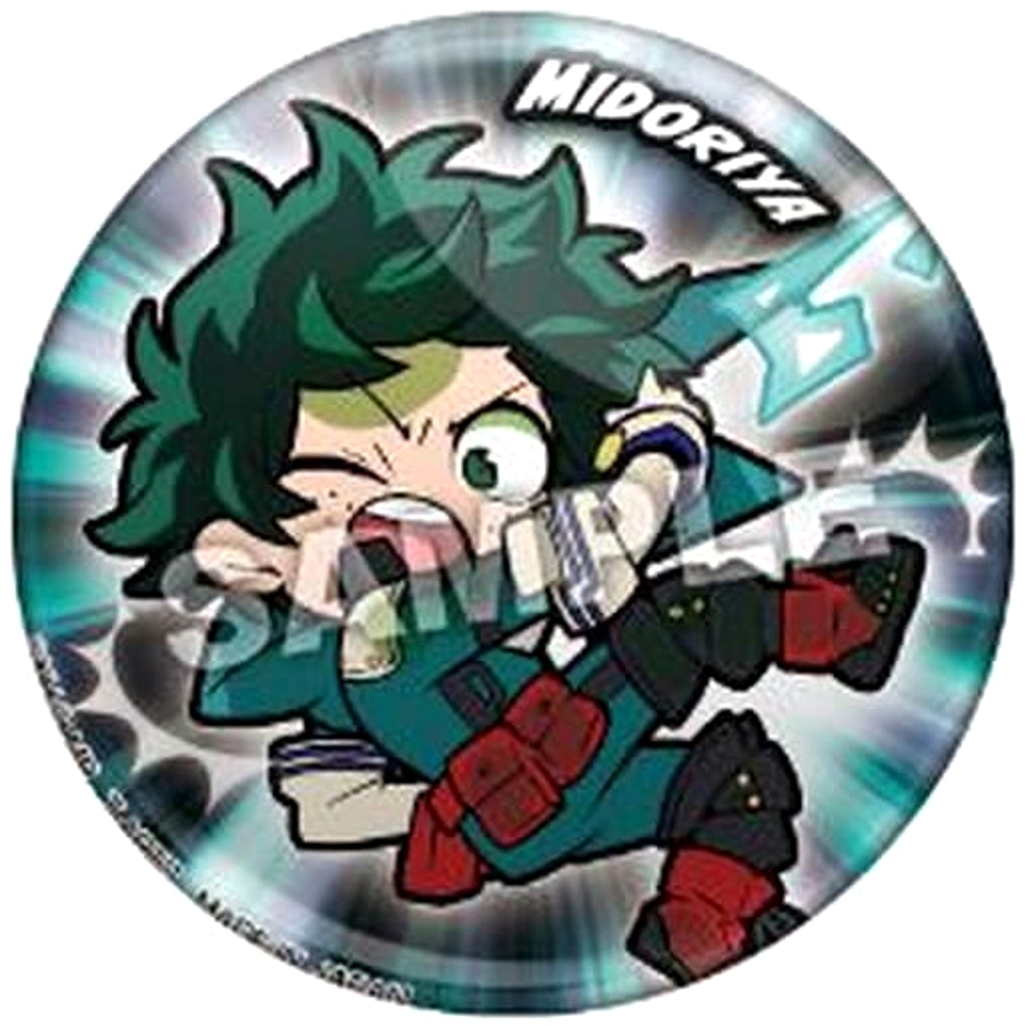 Izuku Midoriya My Hero Academia Pita! Deformed Pre-emptive Strike Random Button [USED]