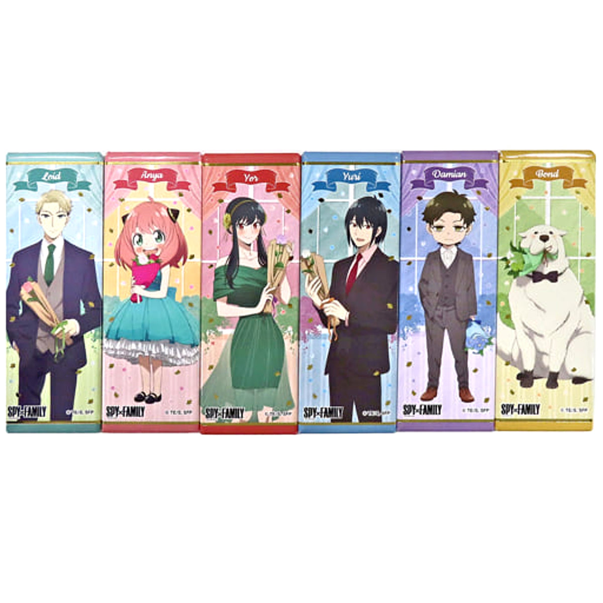 SPY x FAMILY Anya Forger & Others Foil Stamped Long Can Badge Collection All 6 Types Set Buttons [USED]